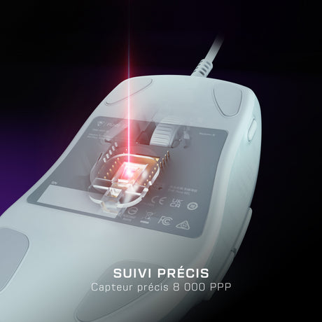 Souris gaming sans fil ultra légere - TURTLE BEACH - Pure SEL - Blanche