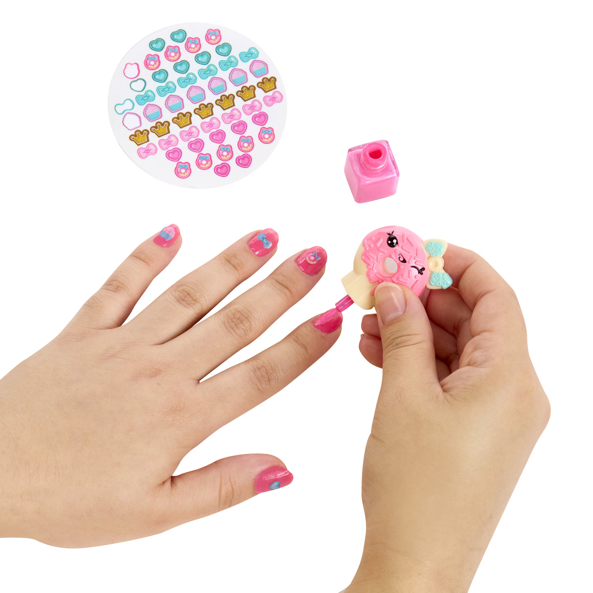 Yummiland Beauty Bag Playset + Lip Gloss Doll - Cupcake Bag - avec Callie Birthday Cake Exclusive, Vernis + Stickers a Ongles, 4 ans