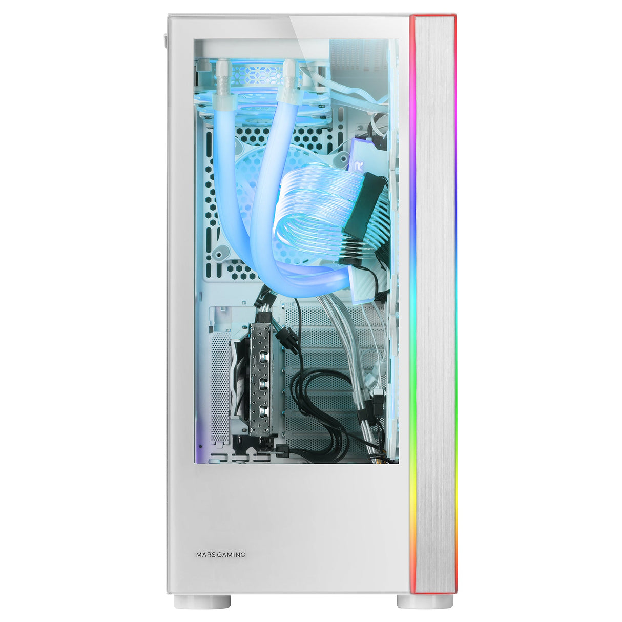 Boitier Grand Tour E-ATX Mars Gaming MC-Ultra RGB avec panneaux vitrés (Blanc)