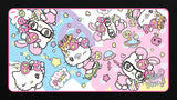 Tapis de souris gaming - KONIX - Hello Kitty - XXL 90 x 46 cm - Surface microfibre antidérapante - Caoutchouc