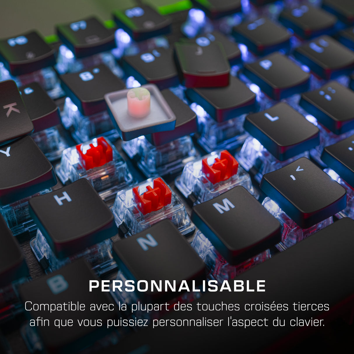 Clavier gaming PC mécanique - TURTLE BEACH - Vulcan II - Noir