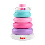 Fisher-Price - Pyramide Arc-en-ciel - Jouet d'éveil a empiler pour bébés - Fisher-Price - JGP94