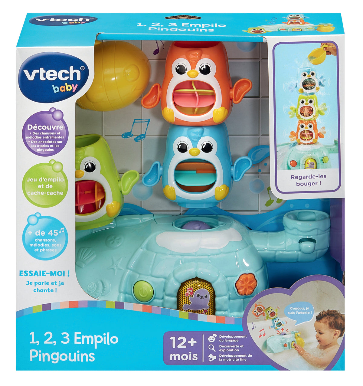 VTECH 1, 2, 3, EMPILO PINGOUINS.