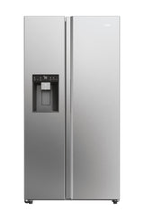 Réfrigérateur Américain - HAIER - HSW59F18EIMM - Classe E - 601 L - 36 dB - Platinium