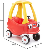 Cozy Coupe - Little Tikes - Rouge - Voiture enfant - Portes, Klaxon et Plancher a retirer - Des 18 mois