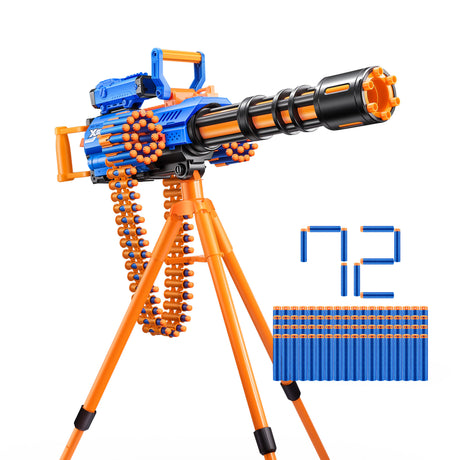 Pistolet sur trépied - ZURU XSHOT - Motorized Rage Fire - 72 fléchettes