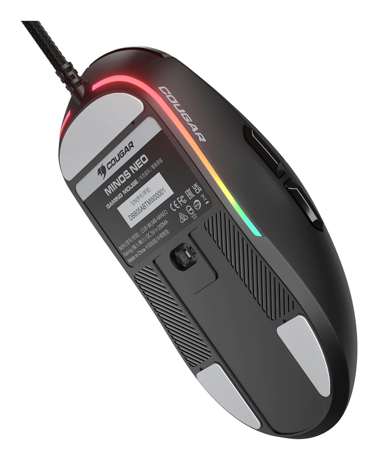 Souris filaire Gamer Cougar Minos Neo RGB (Noir)