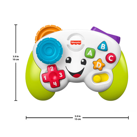 Fisher-Price-Manette de jeu et d'apprentissage Rires et Éveil HXB63