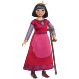 Disney Dahlia du Royaume de Rosas Poupée Wish articulée avec vetements amovibles, accessoires et canne HPX24