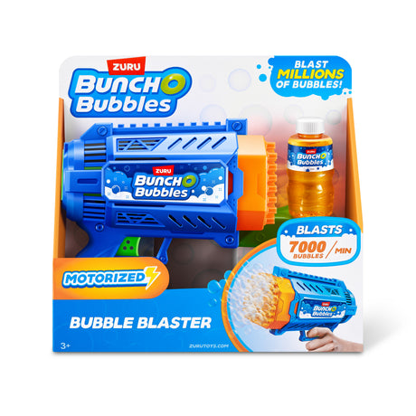 Pistolet a bulles - ZURU - Bubble Blaster Medium - 125 ml inclus - 7000 bulles/min - Plateau fourni