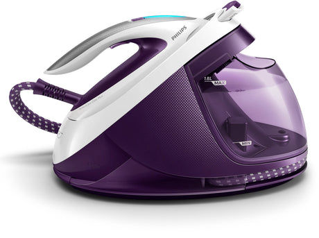 Centrale Vapeur - PHILIPS - GC9660/30 - PerfectCare Elite - 7.5 bars - 1.8L - Blanc/Violet