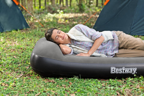 Matelas gonflable - BESTWAY - 671BQ - Tritech Twin - 1 personne, pompe USB intégrée, 1,88 m x 99 cm x 30 cm