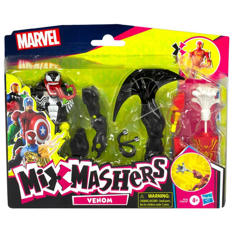 MixMashers Venom Deluxe, figurine 12 cm personnalisable a mélanger et combiner avec accessoires, Marvel, des 4 ans