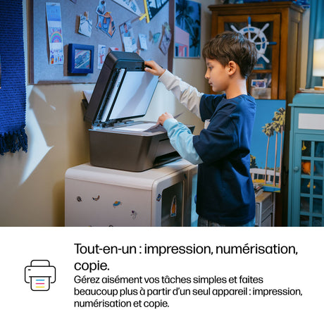 Imprimante tout-en-un HP DeskJet 4330 jet d'encre couleur - 3 mois d'Instant ink inclus avec HP+