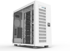 Boitier Grand Tour E-ATX Thermaltake AX700 avec panneau vitré (Blanc)