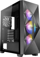 Boitier Moyen Tour ATX Antec Dark Fleet DF800 Flux RGB avec panneau vitré (Noir)