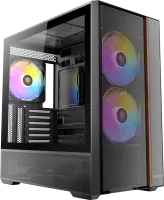Boitier Moyen Tour ATX Antec Flux Rear RGB avec panneau vitré (Noir)