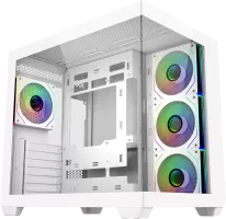 Boitier Moyen Tour ATX Cooler Master Elite 681 RGB avec panneaux vitrés (Blanc)