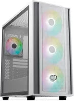 Boitier Moyen Tour ATX Cooler Master MasterBox 600 RGB avec panneau vitr (Blanc)
