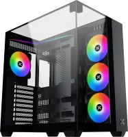 Boitier Moyen Tour ATX Xigmatek Aqua V RGB avec panneaux vitrés (Noir)