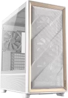Boitier Moyen Tour E-ATX Antec Flux avec panneau vitré (Blanc/Marron)