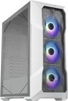 Boitier Moyen Tour E-ATX Cooler Master MasterBox TD500 Mesh V2 RGB avec panneau vitré (Blanc)
