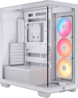 Boitier Moyen Tour E-ATX Corsair 3500X RS-R RGB avec panneaux vitrés (Blanc)