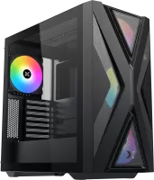 Boitier Moyen Tour E-ATX Xigmatek Hyperion RGB avec panneau vitré