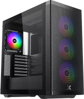 Boitier Moyen Tour E-ATX Xigmatek Osiris RGB avec panneau vitré (Noir)