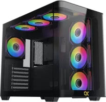 Boitier Moyen Tour E-ATX Xigmatek Pano RGB avec panneaux vitrés (Noir)