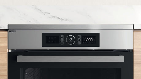 Cuisiniere a induction - WHIRLPOOL - WS68IB8ACX/FR/1 - 4 foyers - 2900 W - L60 cm - Inox