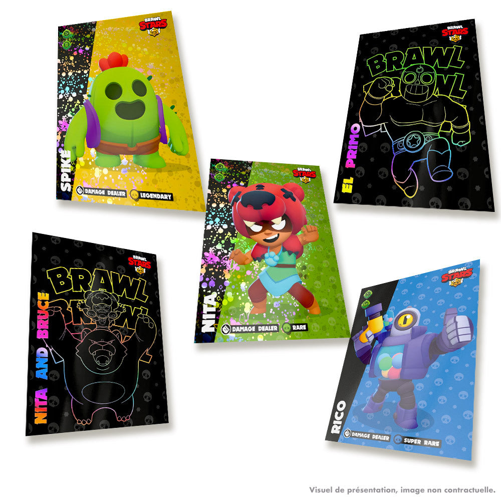 Pack de démarrage - PANINI - BRAWL STARS TC - Classeur + 2 pochettes - 1 carte édition limitée - 16 cartes