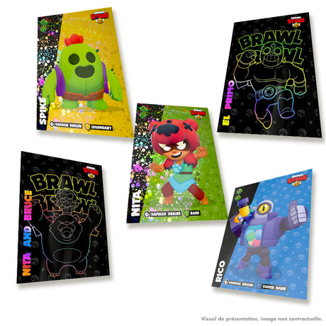 Pack de démarrage - PANINI - BRAWL STARS TC - Classeur + 2 pochettes - 1 carte édition limitée - 16 cartes