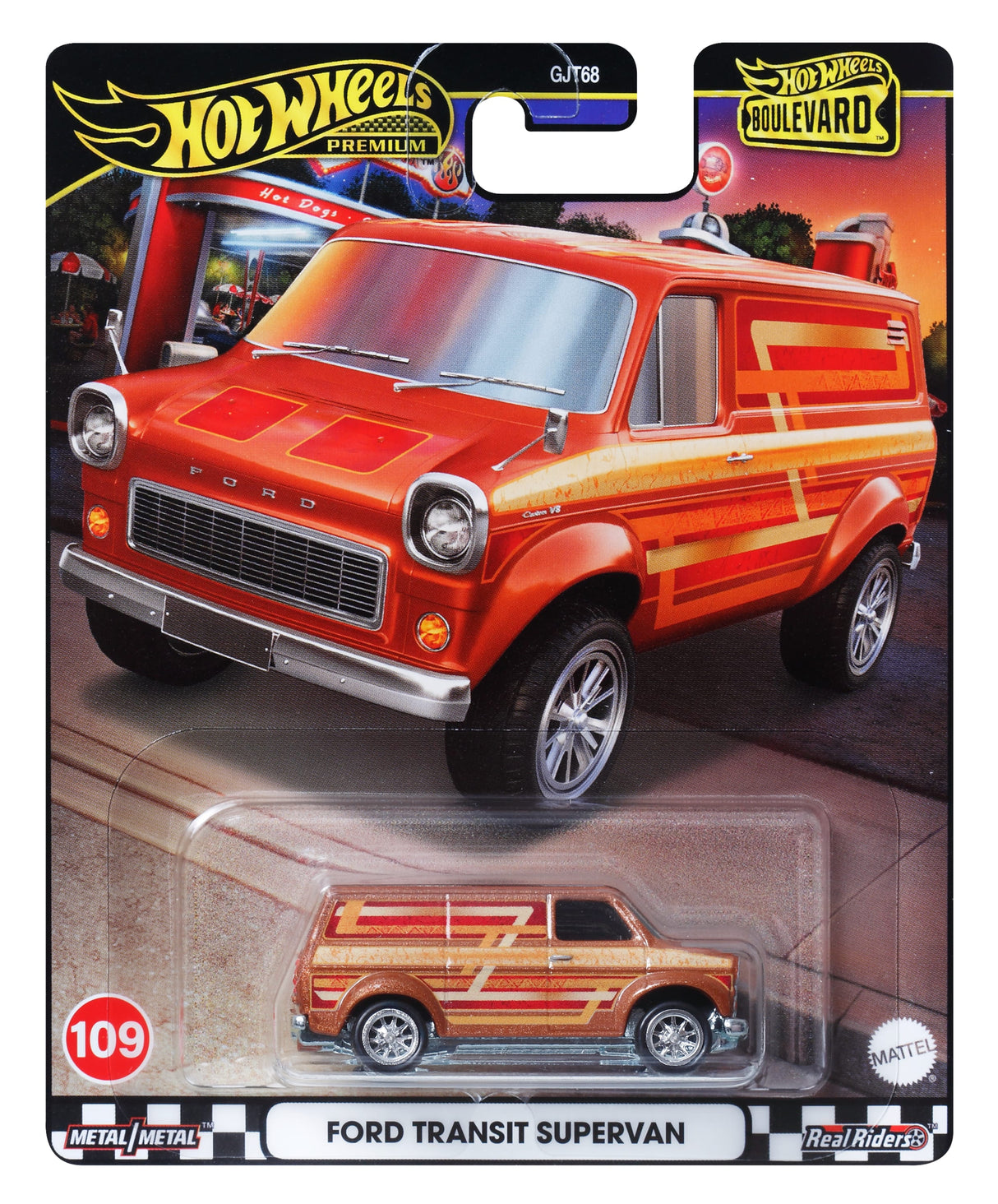 Hot Wheels Boulevard Véhicule 1/64 – Modele aléatoire (4 coffrets de 5) – Voiture miniature métal Real Riders