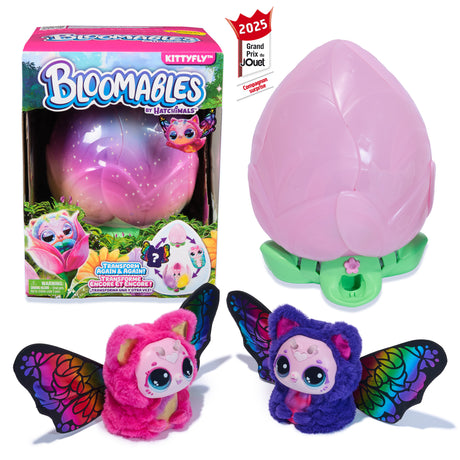 Bloomables Ma fleur magique, 100 Sons & Réactions, Kittyfly by Hatchimals, des 5 ans, Modele aléatoire