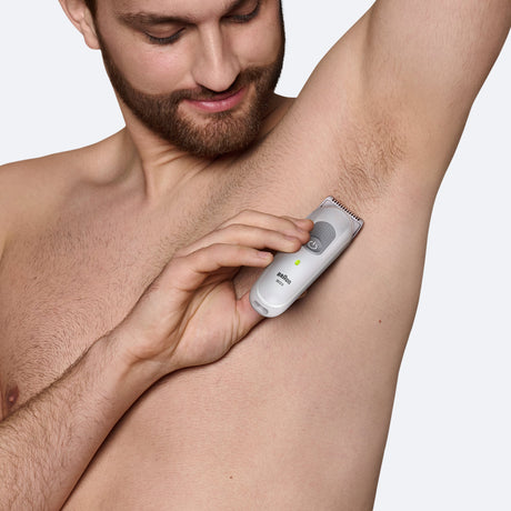 Tondeuse pour le corps - BRAUN - BG3500 - 80 min - Étanche - Gris