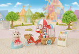 Figurine miniature - SYLVANIAN FAMILIES - La maman mouton et son stand de popcorn