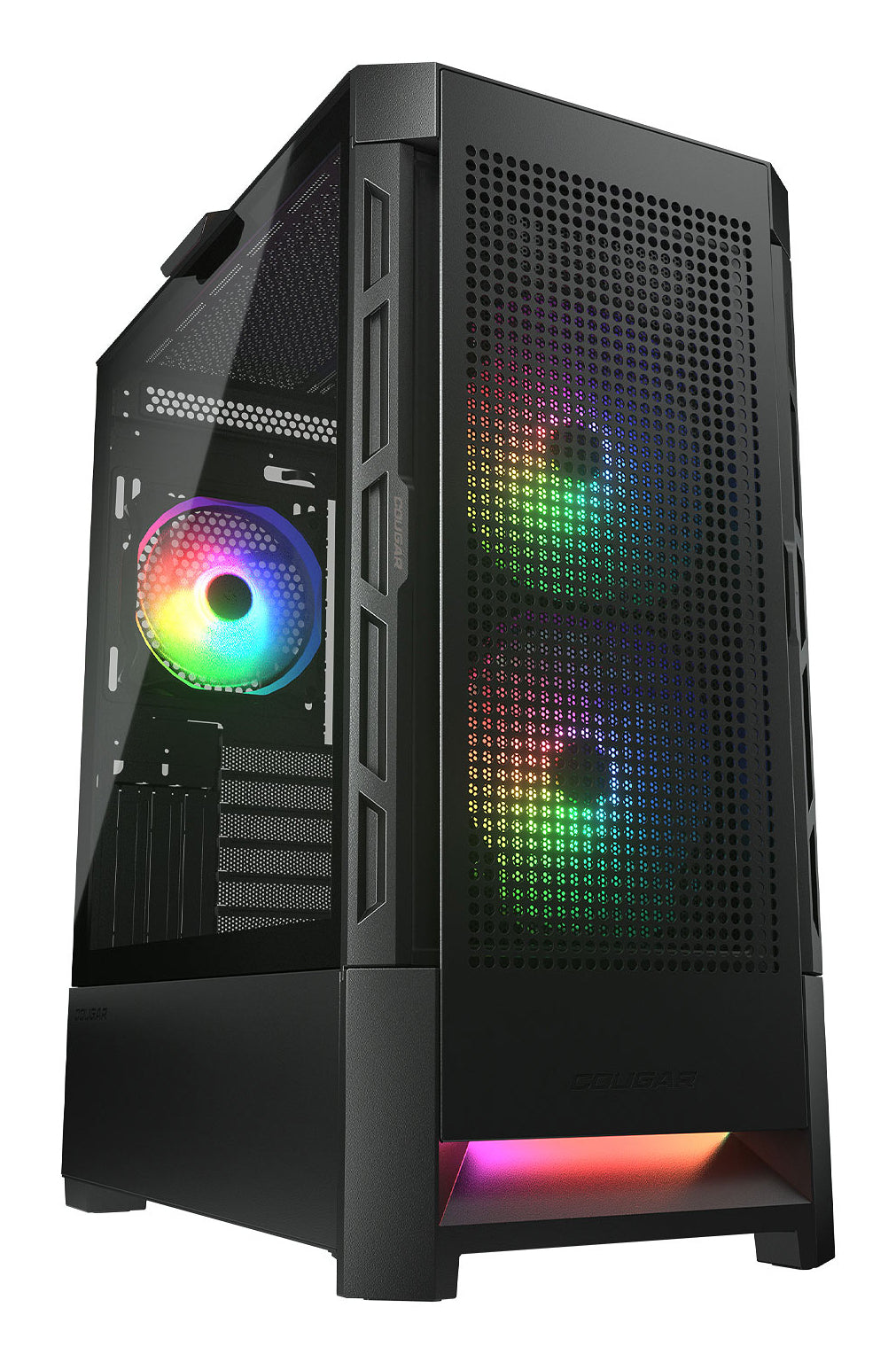 Boitier Moyen Tour ATX Cougar DuoFace RGB avec panneaux vitrés (Noir)