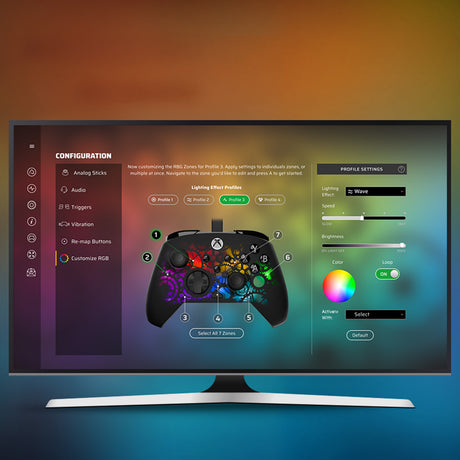 Manette de jeu - Xbox & PC - Afterglow Ignite - RGB Filaire - Time Machine - Turtle Beach