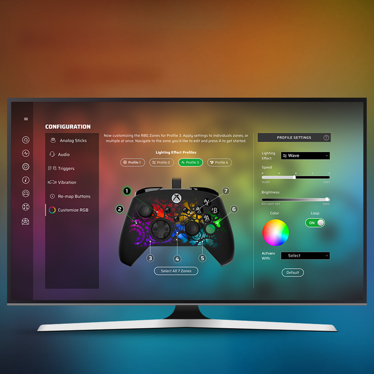 Manette de jeu - Xbox & PC - Afterglow Ignite - RGB Filaire - Time Machine - Turtle Beach