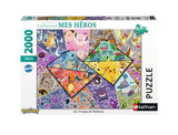 Nathan-POKEMON-Puzzle 2000 pieces - Les 16 types de Pokémon-4005556873142-A partir de 14 ans