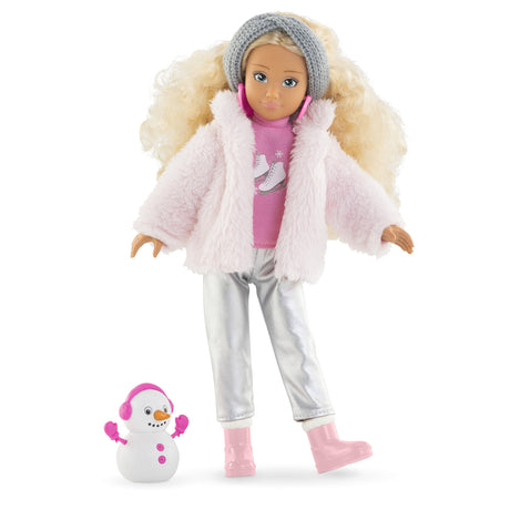 Poupée mannequin - COROLLE - Valentine a la Montagne - 28 cm - 4 accessoires - des 4 ans