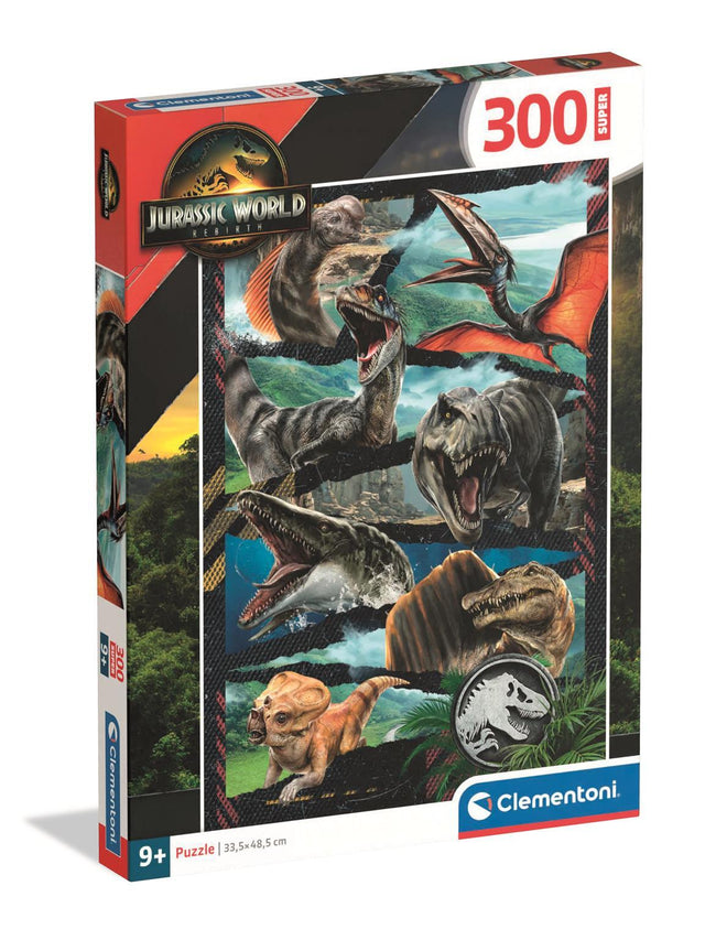CLEMENTONI - 300 pieces Super - Jurassic World, Renaissance