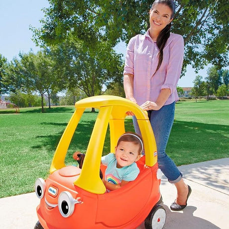 Cozy Coupe - Little Tikes - Rouge - Voiture enfant - Portes, Klaxon et Plancher a retirer - Des 18 mois