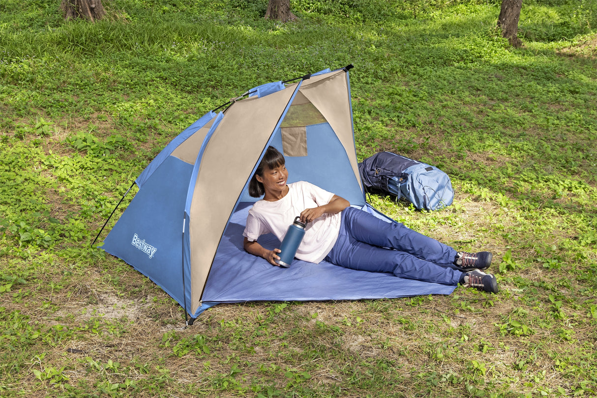 Tente de plage - BESTWAY - 68001 - Ramble X2 - 2 personnes - Installation rapide - Tissu polyester