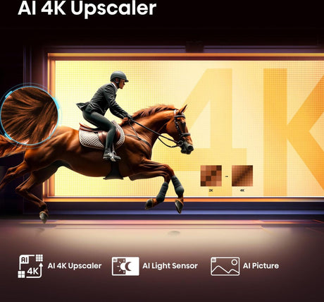 Hisense 55E7Q - TV QLED 55 (136 cm) - 4K UHD 3840x2160 - TV connecté - 3xHDMI 2.1 - WiFi