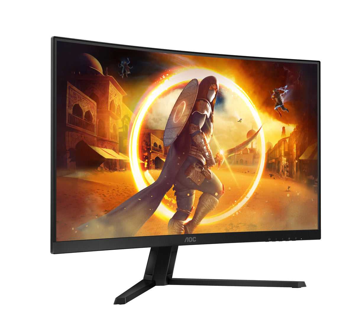 Ecran PC incurvé Gamer - AOC - 32'' - QHD - 180Hz - Dalle Fast VA - 0,5ms - CQ32G4VE
