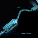 Carte Réseau USB 3.0 TP-Link UE306 vers RJ45 Gigabit (Noir)