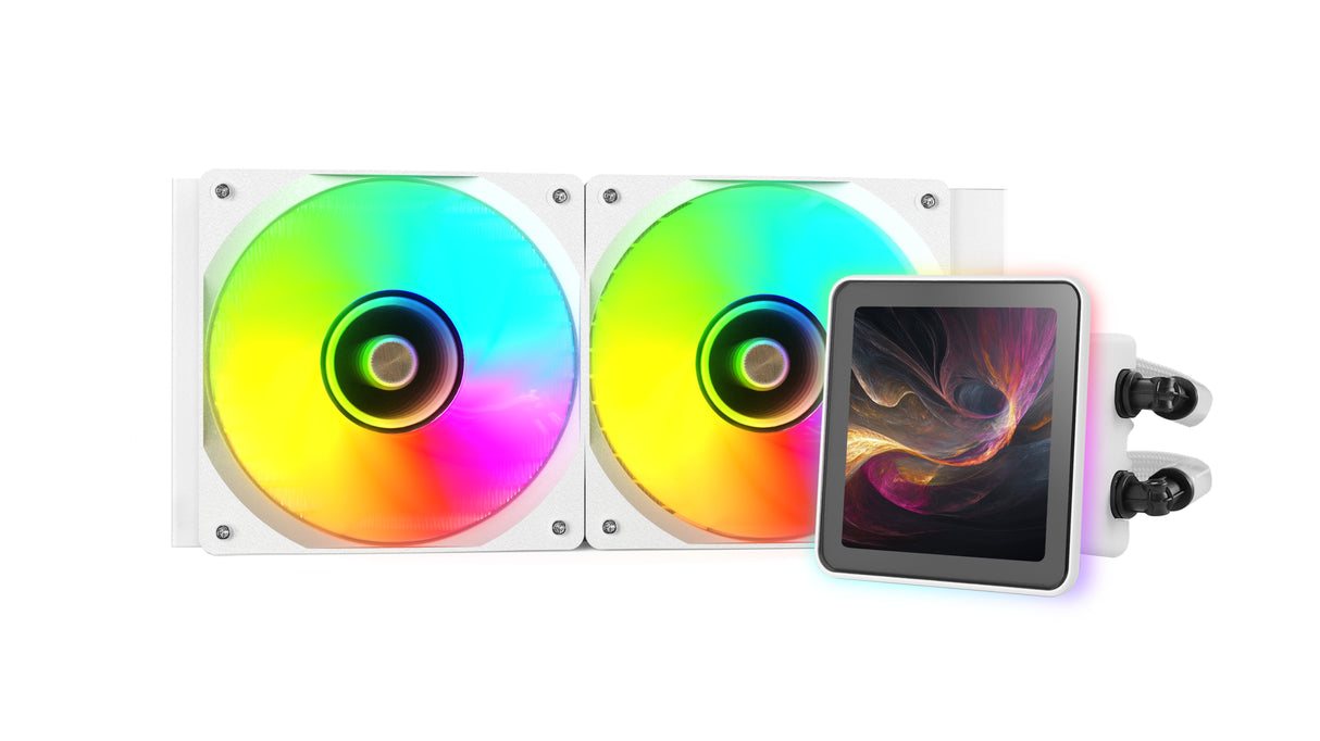 Kit Watercooling AIO Mars Gaming ML-Vision Pro RGB - 240mm (Blanc)