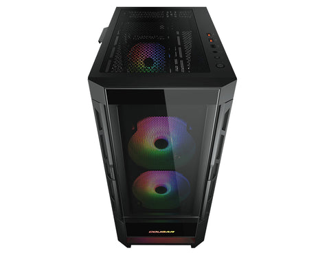 Boitier Moyen Tour ATX Cougar DuoFace RGB avec panneaux vitrés (Noir)